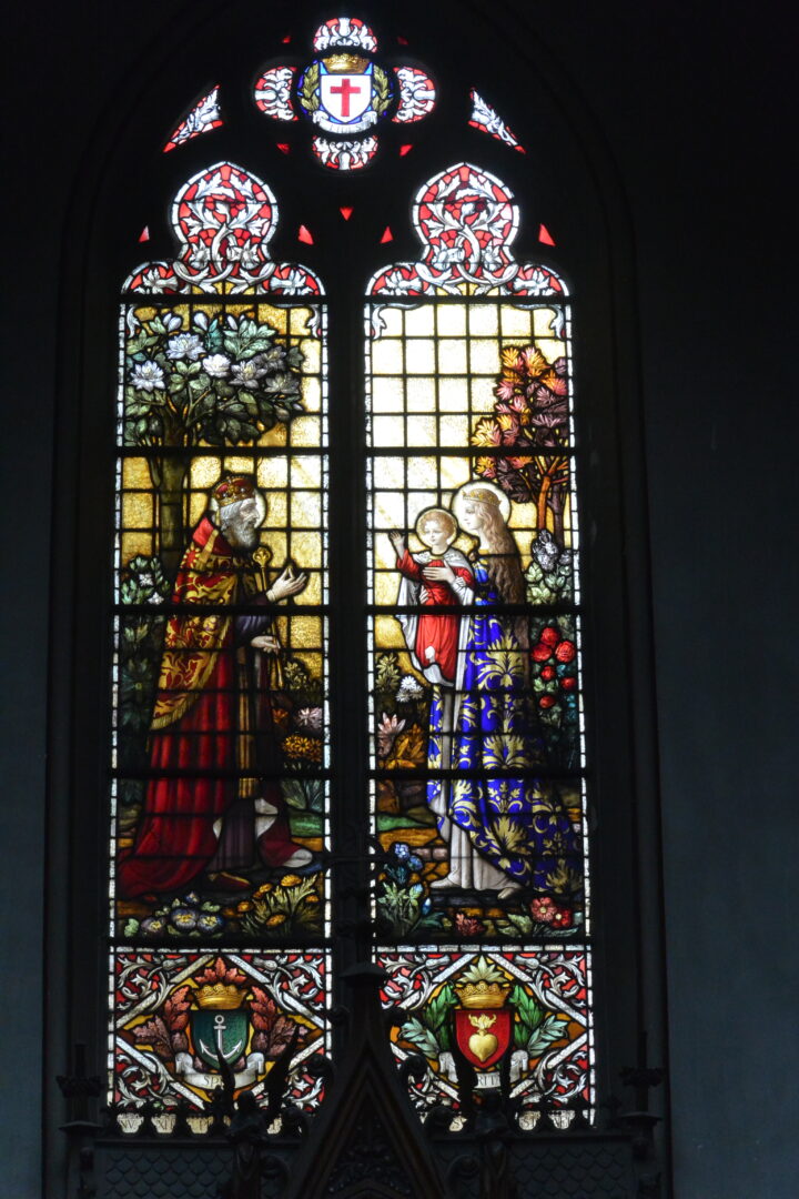 Conservatie en restauratie lood in glas kerkramen uit de St. Servaaskerk (Schaarbeek) - © Atelier Mestdagh