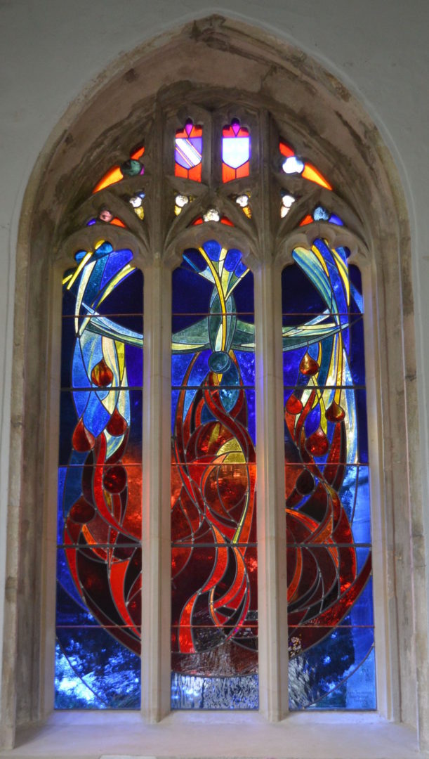 ‘Come Holy spirit’, Trinity Church, Weare Giffard (UK). Ontwerp: Ingrid Meyvaert © Atelier Mestdagh