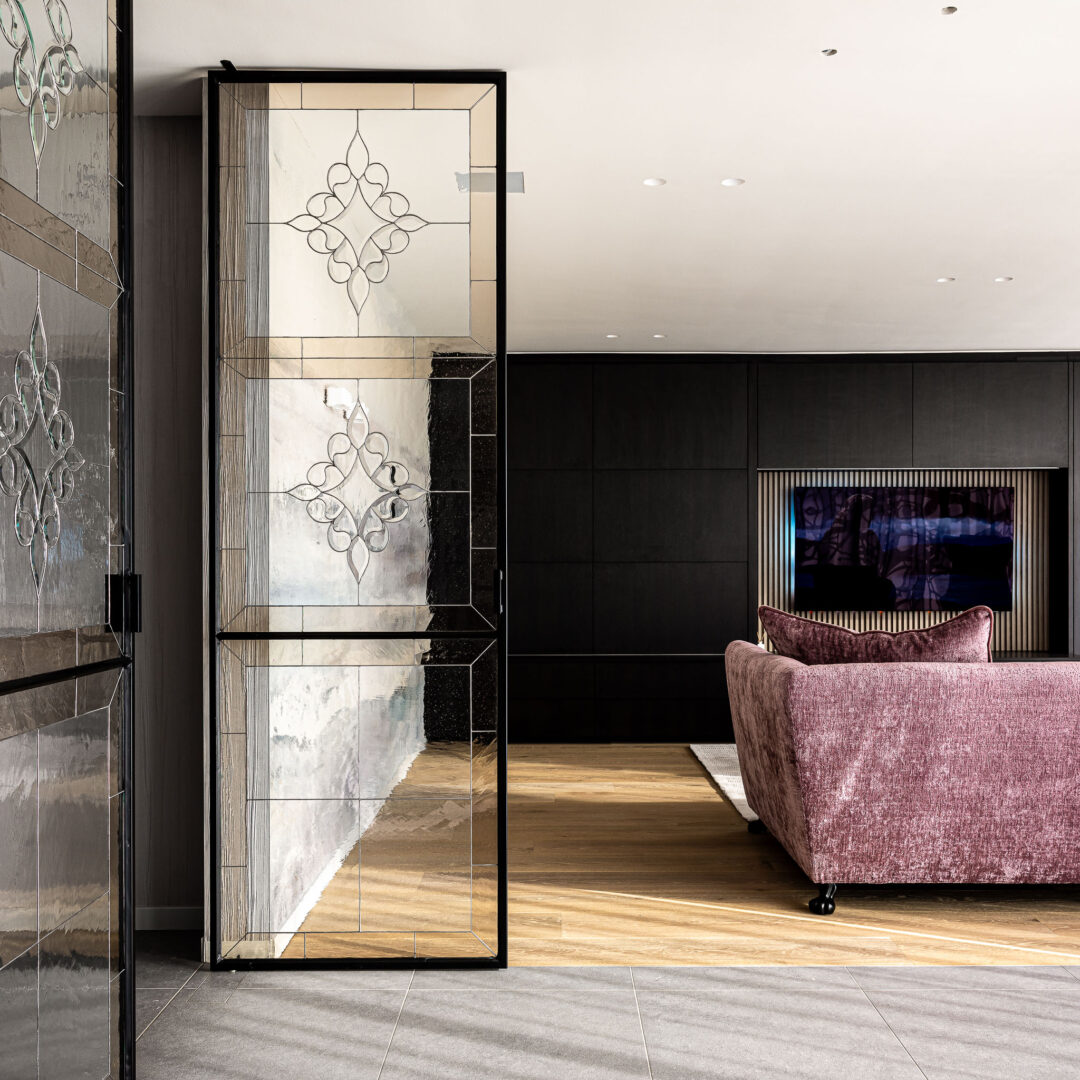 Atelier Mestdagh © projecten privé woonkamer tiffany techniek